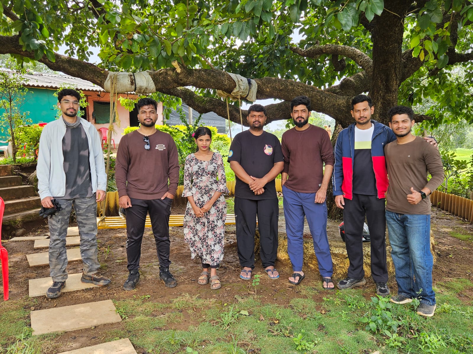 Group at Shetkari Farmhouse
